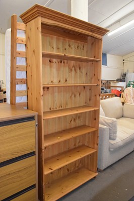 Lot 719 - Pine bookcase