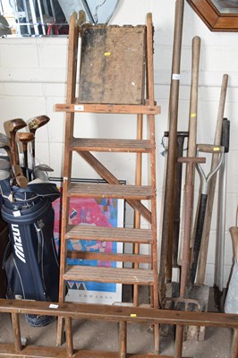 Lot 749 - Folding stepladder