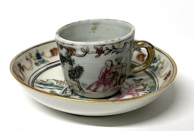 Lot 206 - An 18th Century Chinese porcelain miniature...
