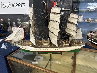 Lot 222 - An early 20th Century scratch built sailing...