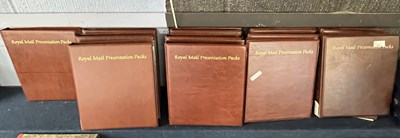 Lot 403 - Royal Mail presentation packs, 12 albums...