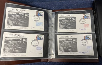 Lot 407 - A folder of RAF interest Wellington Bomber...