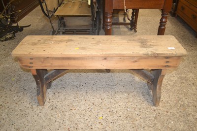 Lot 233 - Vintage pine small Bench