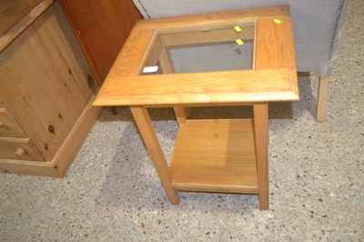 Lot 242 - Small glass-insert occasional Table