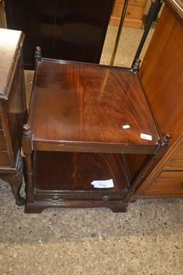 Lot 249 - Small mahogany finish occasional table with...