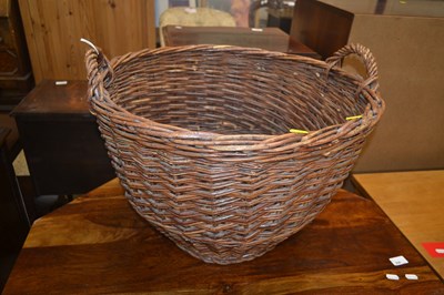 Lot 255 - vintage Log Basket