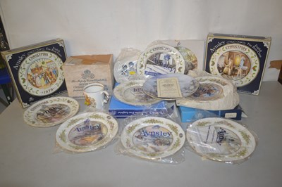 Lot 10 - Qty of Ainsley collectors plates mainly...