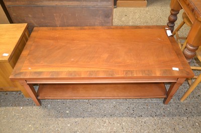 Lot 258 - Repro string-decorated large Coffee Table