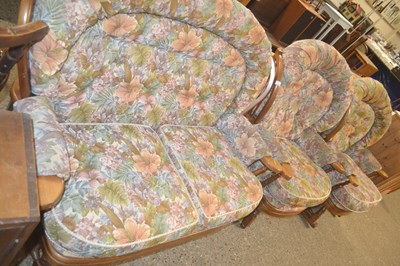 Lot 262 - Retro bentwood Suite, comprising two-seat Sofa,...