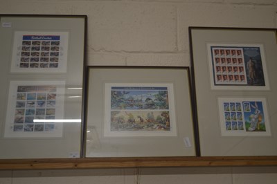 Lot 29 - Number of framed prints, one of football...