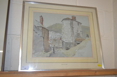 Lot 30 - Water colour of buildings by Rowland Fisher