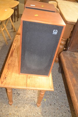 Lot 287 - Pair of Wharfedale Speaks t/w s small painted...