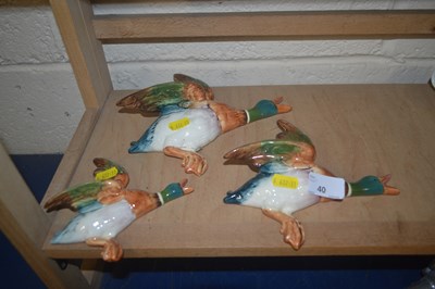 Lot 40 - Three Beswick ware ducks no's 5963,5964,5962