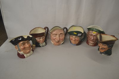 Lot 52 - Qty of large Royal Doulton character jugs,...