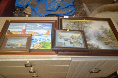 Lot 313 - Three various framed Pictures
