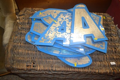 Lot 316 - Qty of cut plastic sign letters