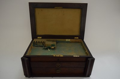 Lot 30 - EMPTY WALKER & HALL OAK CUTLERY CANTEEN CASE