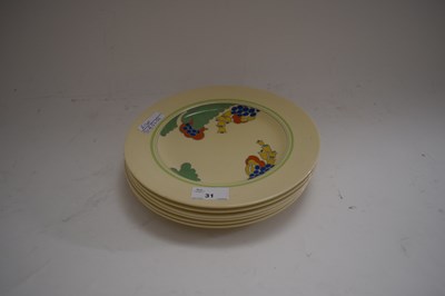 Lot 31 - SIX ROYAL DOULTON FELICITY PATTERN PLATES