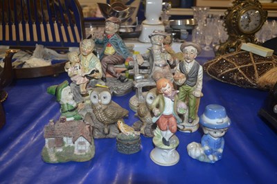 Lot 126 - Qty of figurines, edlerly gentleman, models of...