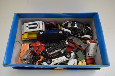 Lot 34 - BOX VARIOUS DIE-CAST TOY VEHICLES