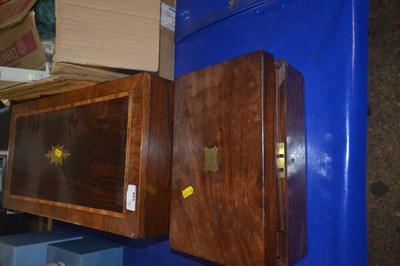 Lot 149 - Victorian mahogany writing box with inlaid...