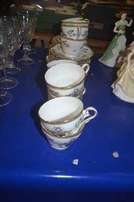 Lot 152 - Qty of Ainsley teawares comprising of ten cups...