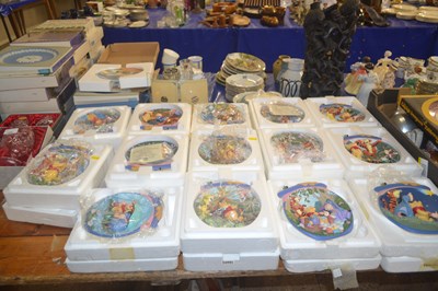 Lot 166 - Qty of Whinnie the Pooh collectors plates made...