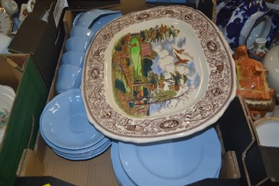 Lot 171 - Further box of ceramic wares including a large...