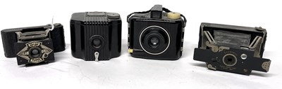 Lot 301 - Four camera's: to include an Ensign Midget; a...