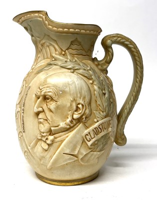 Lot 283 - Late 19th Century Doulton Burslem Gladstone Commemorative Jug