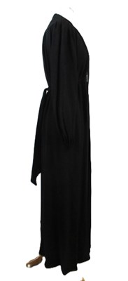 Lot 53 - Ossie Clark for Radley: a black dress with V...