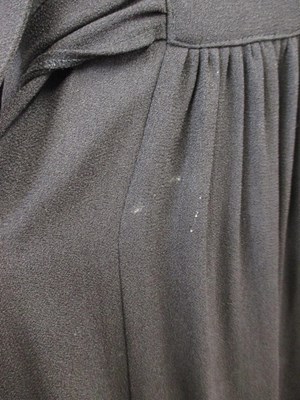 Lot 53 - Ossie Clark for Radley: a black dress with V...