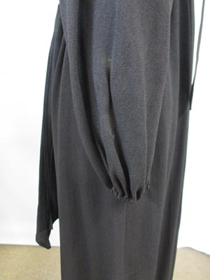 Lot 53 - Ossie Clark for Radley: a black dress with V...