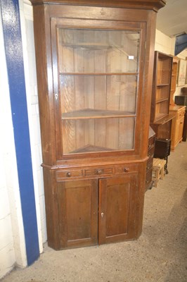 Lot 330 - Large oak glazed corder Display Unit
