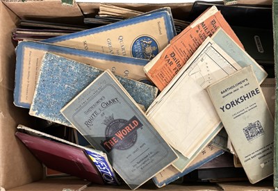 Lot 270 - FOLDING MAPS A COLLECTION OF APPROX 100 MAPS....