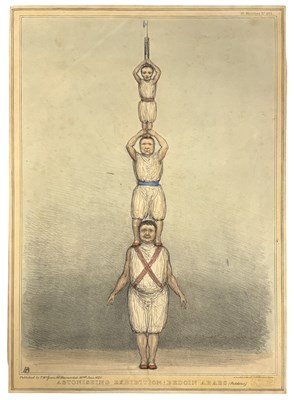 Lot 292 - CIRCUS. Astonishing Exhibition! Bedoin...