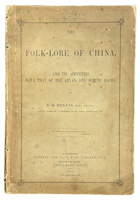 Lot 298 - FOLK-LORE OF CHINA - WITCHCRAFT Ghosts...