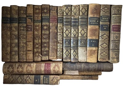 Lot 303 - ANTIQUARIAN. One Box with leather bound...