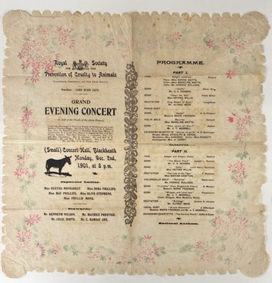 Lot 332 - RSPCA. ORIGINAL CREPE PAPER BROADSIDE -...