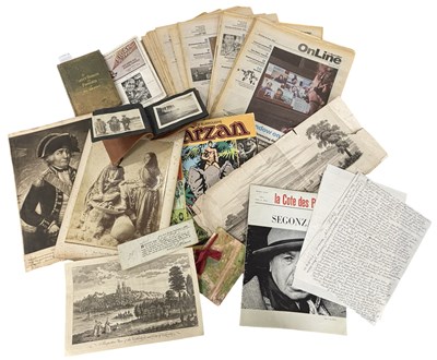 Lot 333 - PRINTS AND EPHEMERA. Includes An Albumen...