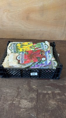 Lot 1087 - Crate of 12 mixed Summer flower bulb packs