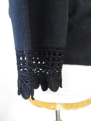 Lot 69 - Christian Lacroix: a black silk casmere mix...