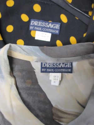 Lot 76 - Paul Costelloe: a black and yellow polka dot...