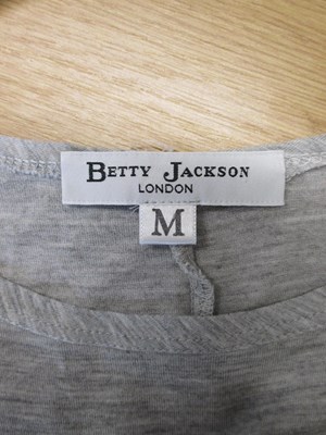 Lot 75 - Betty Jackson: a grey marl viscose jersey...