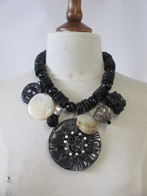 Lot 186 - Roland Kelin: a 1980's necklace with plastic...