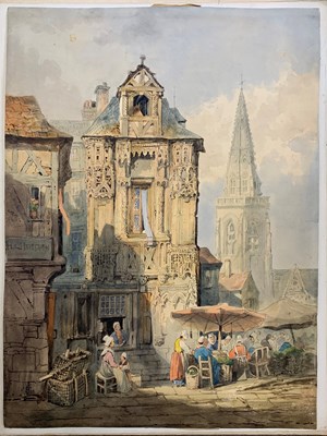 Lot 108 - Attributed to Samuel Prout (1783-1852),...
