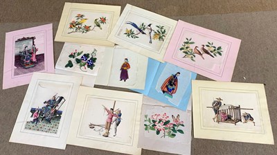 Lot 47 - Oriental School,19th century, 11 gouache works...