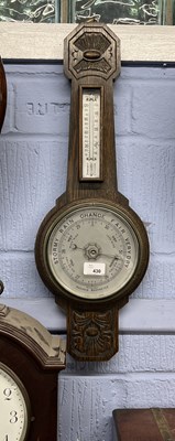 Lot 430 - An early 20th Century oak cased combination...