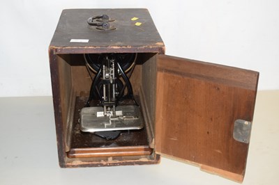 Lot 7 - A cased vintage sewing machine