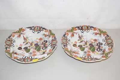 Lot 24 - A pair of Masons ironstone dishes